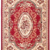 Dywan Atlas Beżowo Czerwony Ornament