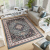 Dywan Colorado Tradycyjny Niebieski Kremowy Ornamenty